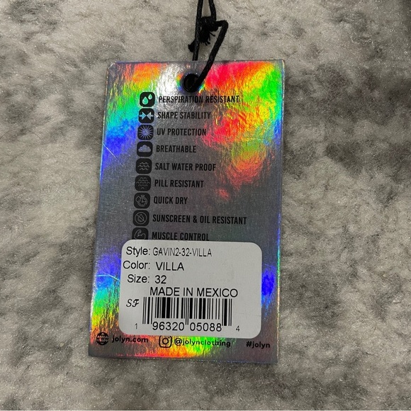 NWT Jolyn Gavin 2 Swim Onesie Size 32 - Picture 8 of 9